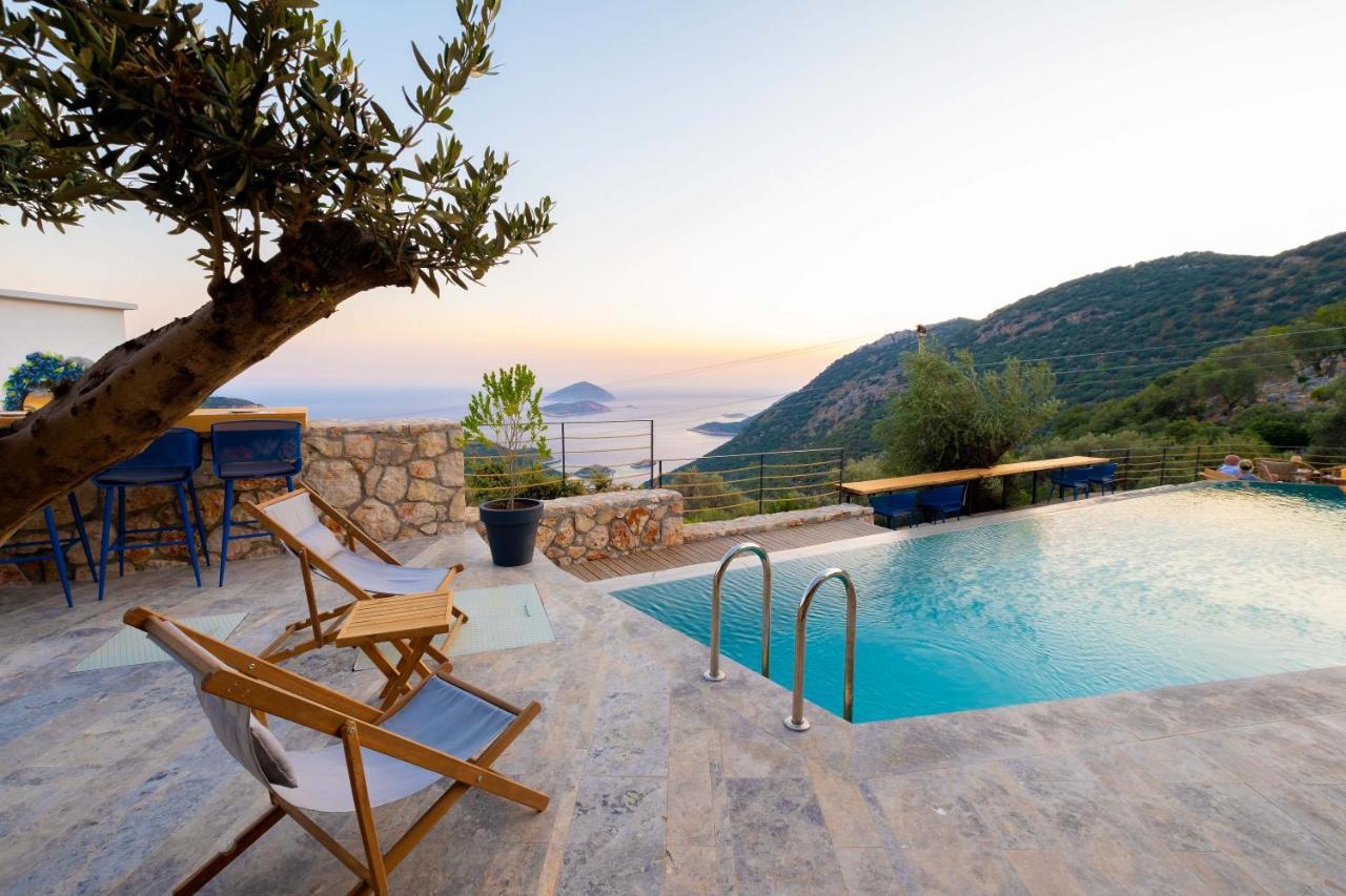 14 Premium Villas With Openair Restaurant&Tennis Court In Nature - Notos Club Каш Екстер'єр фото
