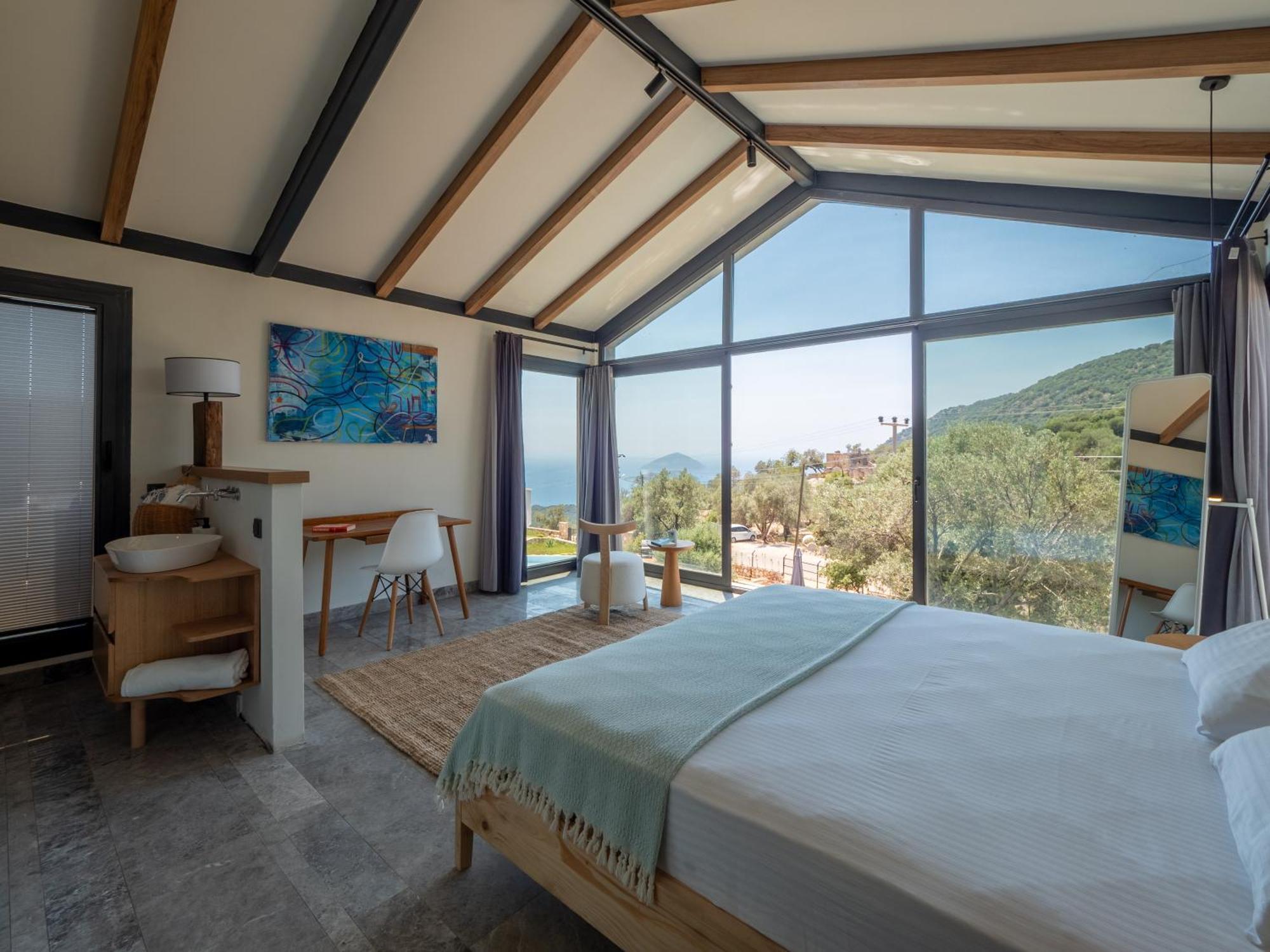 14 Premium Villas With Openair Restaurant&Tennis Court In Nature - Notos Club Каш Екстер'єр фото